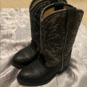 Smart Fit Black and Gray Men's Boots